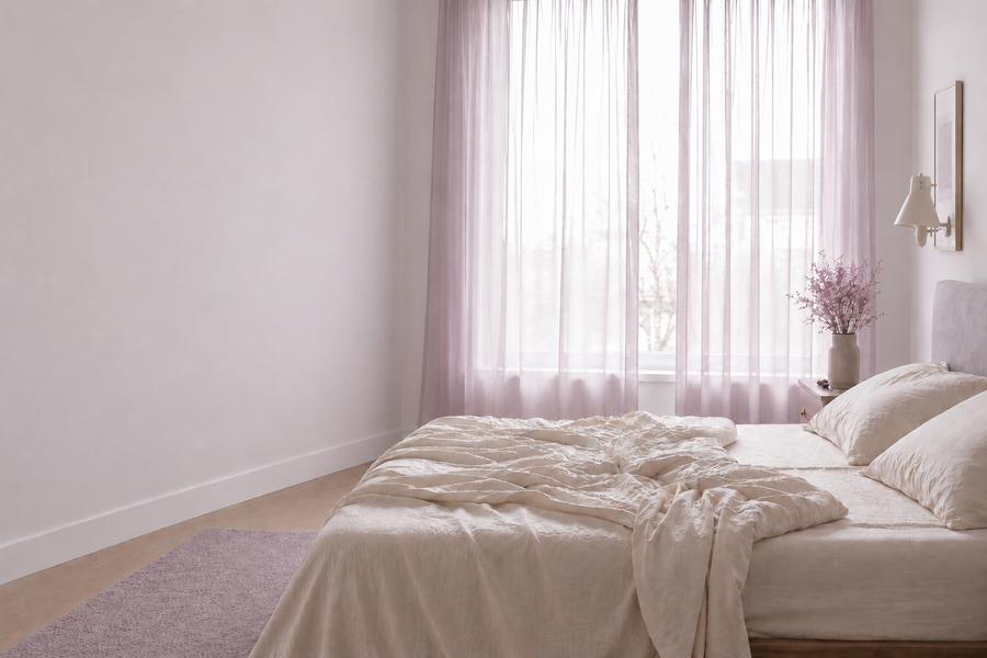 A quiet bedroom in the morning